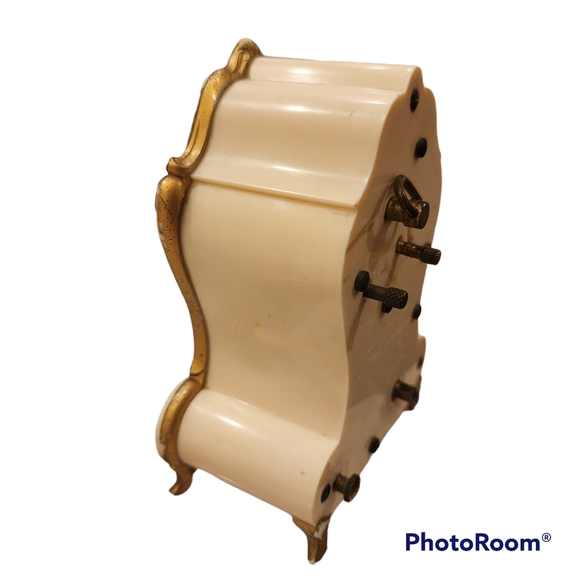 Vintage Reuge Swiss Musical Movement Alarm Clock Made in Germany - Picture 10 of 12